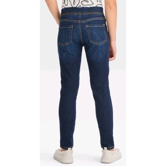 Girls Cat And Jack 8 Slim Dark Wash Jeggings. Target - Picture 2 of 2